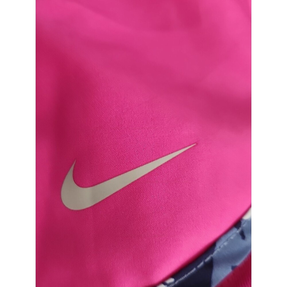 Nike Dri-Fit Raspberry Pink Athletic Shorts, Built In Panties, Drawstring, Small - Picture 5 of 7